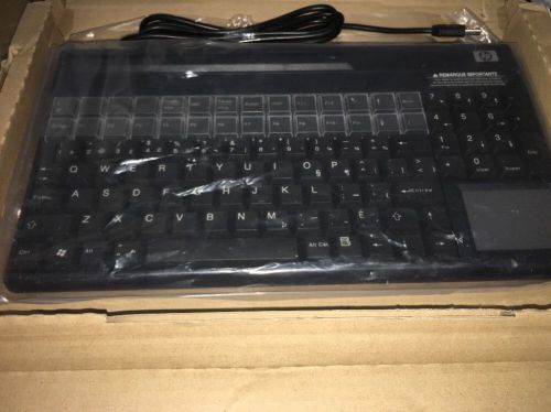 HP USB Keyboard with Credit Card Reader FK218AA Point of Sale MSR