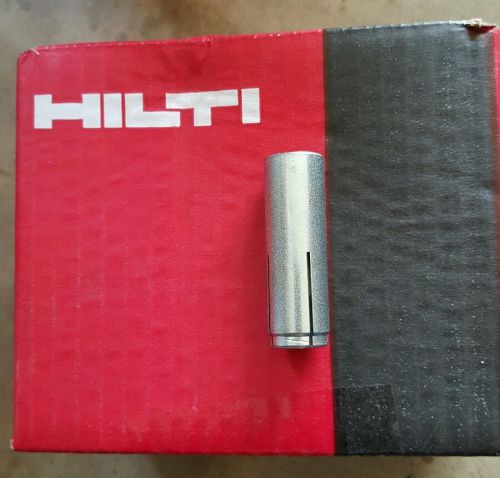 Lot of 50 hilti 2080046 drop-in anchors hdi+ 1/2&#034; for sale