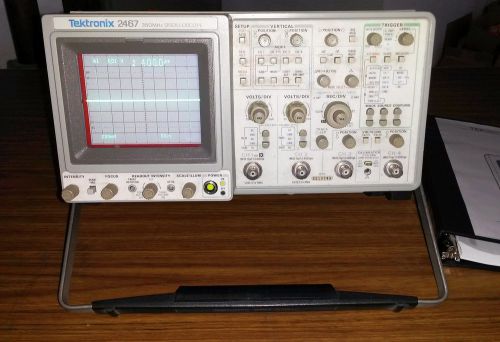 Tektronix 2467 350 mhz brighteye oscilloscope refurbished &amp; calibrated scope for sale