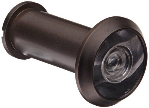 Rockwood 626.ANT Brass UL Listed 190-degree Door Viewer with Cover for 1-3/8&#034; to