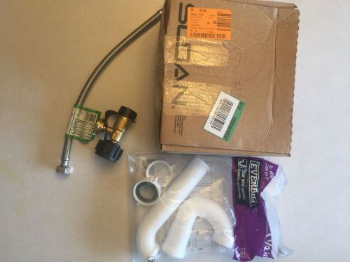Plumbing lot of 4, new, p-trap, supply line, sloan royal flush for sale