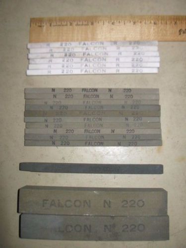 Polishing stones N 220 1/4 x 1/4 (10) 1x1 (2) Falcon and R 220 1/4 x 1/4 (6)