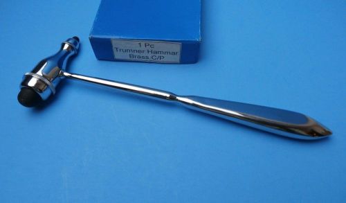 Tromner Neurological Reflex Hammer with built-in brush,Light Handle(Stainless)