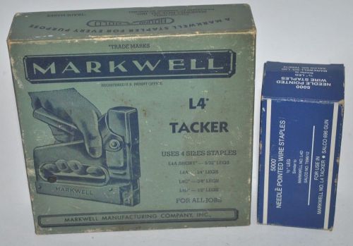 MARKWELL TACKER L4 IN BOX W/ 5000 STAPLES