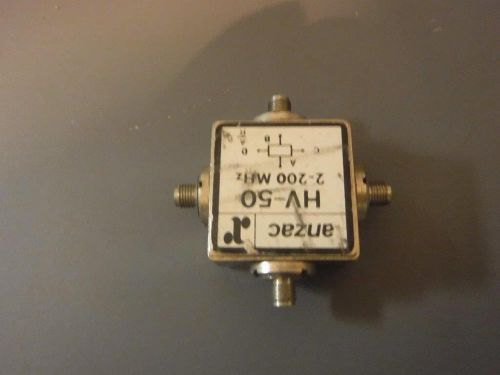Anzac HV-50 4 Way, 2-200 MHz Power Divider