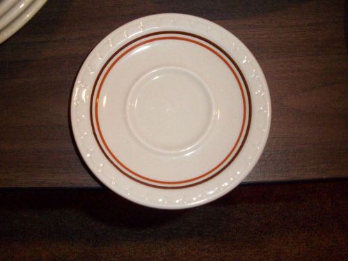 50 SYRACUSE CHINA ECONO-RIM Antique Coffee/Tea Cup &#034;SAUCERS&#034; Without Cup SIGNED
