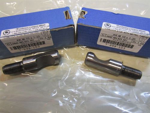 Set of 2 ToolMex 7-899-103 KK M 16 x 1.5-49 Camlock Stud With Metric Thread