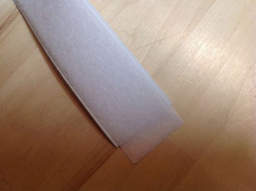 WHITE LOOP SELF ADHESIVE STICKY BACK TAPE 2&#034; x 12 FT (SOFT SIDE ) SUPER GRIP