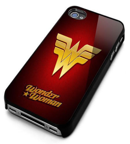 W Wonder Woman DC comic Case Cover Smartphone iPhone 4,5,6 Samsung Galaxy