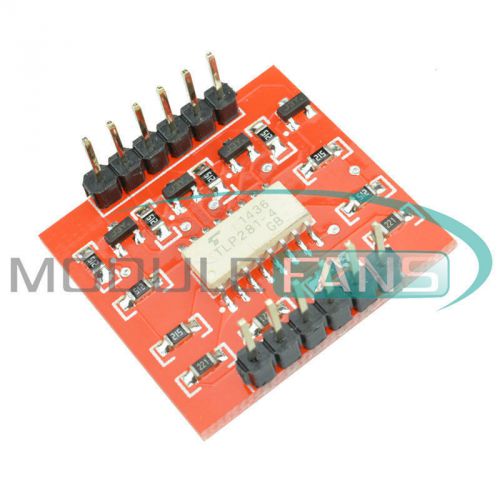 4-channel opto-isolator ic module arduino low and high level expansion board for sale