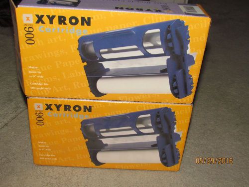 Two Xyron 900 Refills, 9&#034;X10&#039; Laminate/Magnet &amp; 9&#034;X50&#039; 2 Sided Creative Station