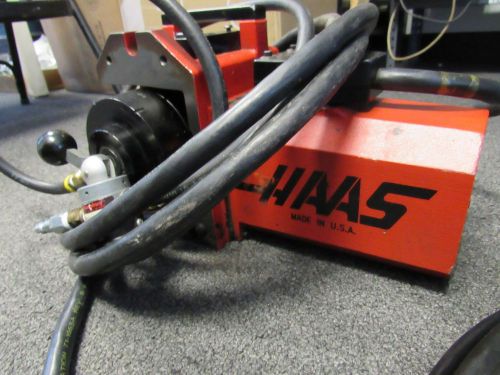 HAAS HA5C 4TH AXIS ROTARY 17 PIN BRUSH RED - SEE VIDEO