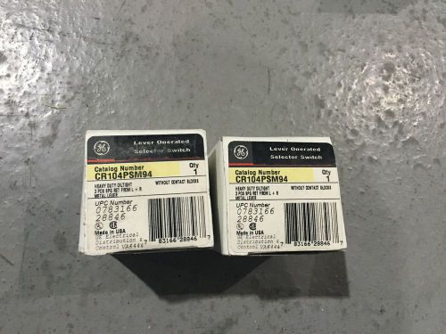 GE SELECTOR SWITCH CR104PSM94
