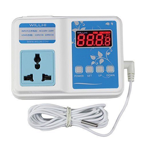 Willhi Wh1436 Ac 110v - 240v Digital Temperature Controller Thermostat