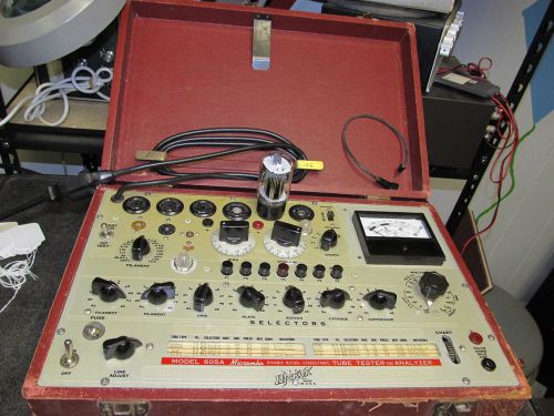 Vintage Hickok 605A Tube Tester,  Pictured Working