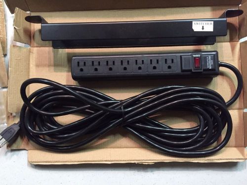 Balt 7 Outlet Electric Strip with 25&#039; Cord and Optional Cordwinder