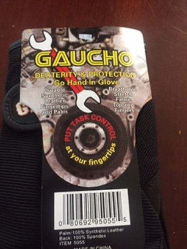 Gaucho mechanics series glove black size large for sale