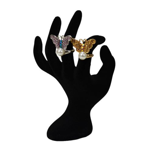 New Velvet OK Hand Jewelry Ring BRACELET Display Stand Holder Showcase