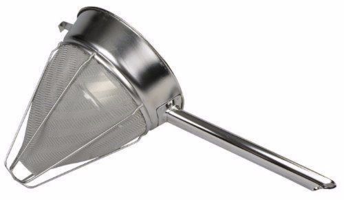 NEW Winco Stainless Steel Reinforced Bouillon Strainer 8 inch