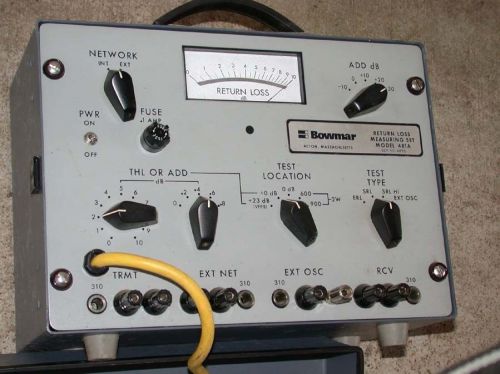 Browmar return loss measuring set Model 481A Free S&amp;H