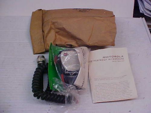 Antique Motorola motorcycle mcr100 CHIP&#039;s waterproof microphone tmn6102 loc#a651