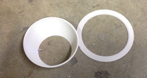 6 inch can recessed light trim ring snap in spring retained model c702wh new for sale