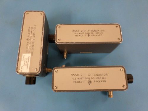 Agilent HP Attenuator 1-355C, 2-355D Attenuators - Untested - AS IS