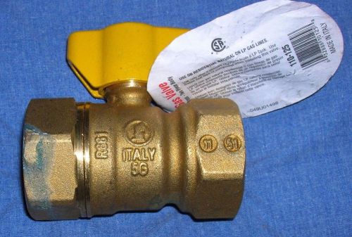 Mueller gas ball valve 1&#034;  forged brass 110-125 for sale