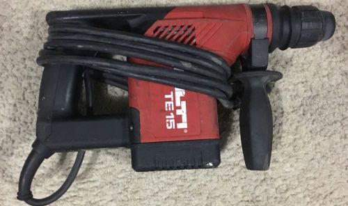 Hilti TE 15, Rotary Hammer Drill with Handle -- Nice, Clean &amp; Working Great!