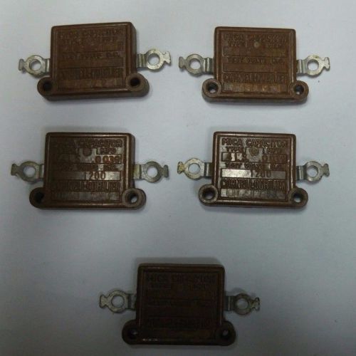 Lotx 5 cornell dubilier 4ls mica capacitor mfd:.0039 1200vdc for sale