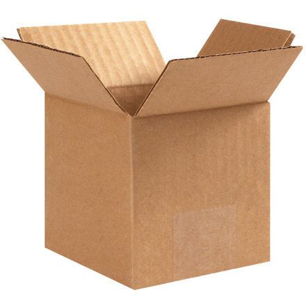Bundle 25 4&#034;x4&#034;x4&#034; corrugated cardboard shipping boxes for sale