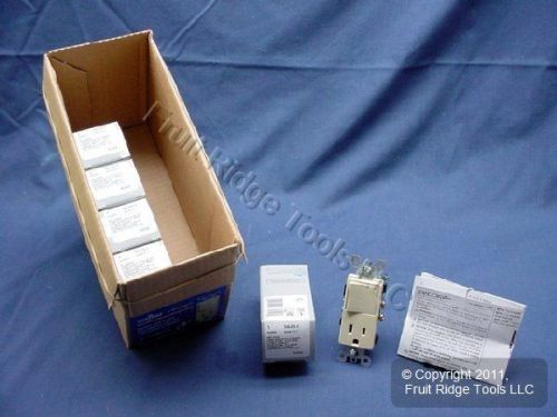 5 leviton ivory decora rocker switch &amp; receptacles 15a 5625-i for sale