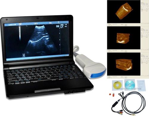 Animal B Ultrasound Scanner/Machine Convex/Curved Transducer Veterinary CE AA