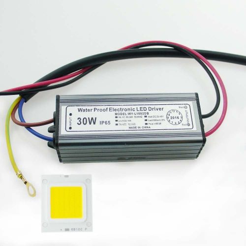 30W Warm White LED Beads SMD Chip For Flood light + LED Driver For Floodlight CN