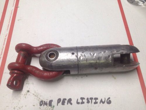 Greenlee 15k # rope line cable pulling swivel 15000/lb 39110 9000 #3503 for sale