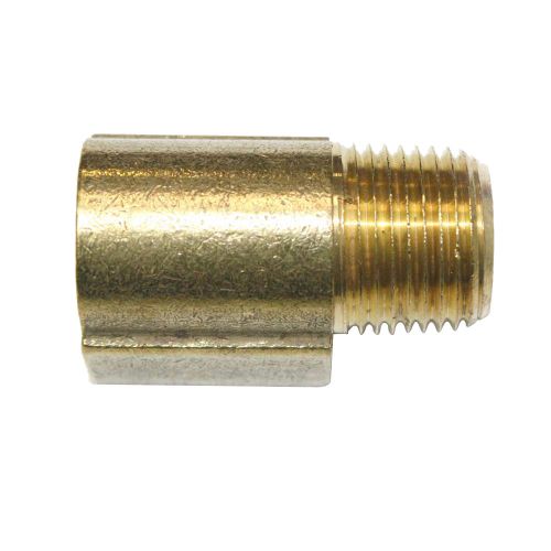 Solid brass street pipe elbow fitting 3/8&#034; npt 90 degree male female 5 pk fst66e for sale
