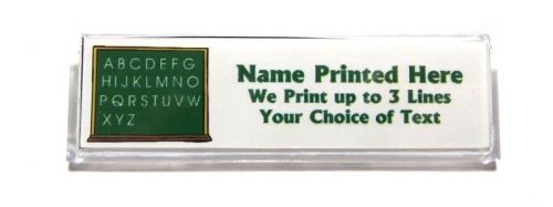 Blackboard abc custom name tag badge id pin magnet for teacher school tutor for sale