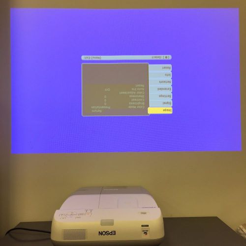 Epson powerlite 450w | multimedia projector | 3lcd | only 23 hours on lamp! for sale