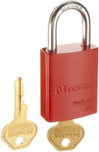 Master Lock 6835MKRED Lockout Tagout High Visibility Master Keyed Aluminum