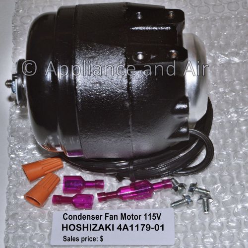 HOSHIZAKI 4A1179-01 Condenser Fan Motor 115V +Hardware Instructions SHIPS TODAY!