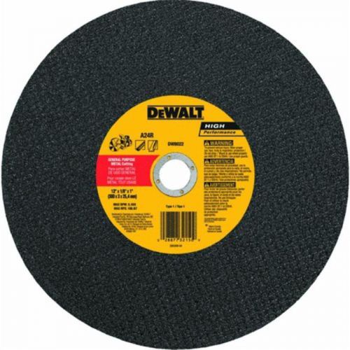 Metal port saw cut-off wheel, 14&#034; x 1/8&#034; x 1&#034; dewalt saw blades dw8020 for sale