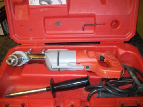 Milwaukee 1/2&#034; Heavy Duty Angle Drill 3107-6 W/case NR!!!!!  NR!!!!!!!