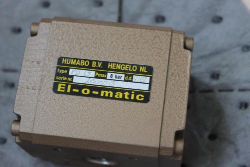 El-o-matic  pneumatic actuator  el o matic  type pd 1.5 120 psi for sale