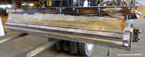 Used- edi extrusion dies 90&#034; wide autoflex h40c sheet die. approximately 4&#034; wide for sale