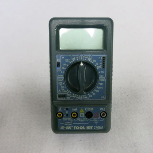 Bk tool kit 2706a dmm digital multimeter (parts/repair) for sale