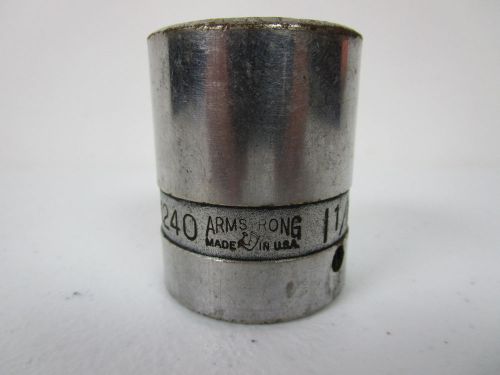 Armstrong 3/4 Inch Drive 1 1/4 Inch 12 Point Socket Made In The USA