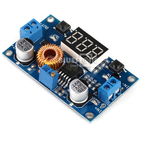 5A Adjustable Power DC-DC Step-down Charge Module LED Driver With Voltmeter