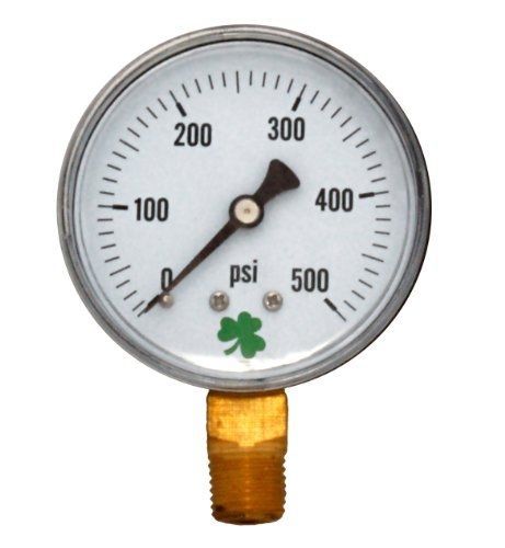Zenport dpg500 zen-tek dry air pressure gauge, 500 psi for sale