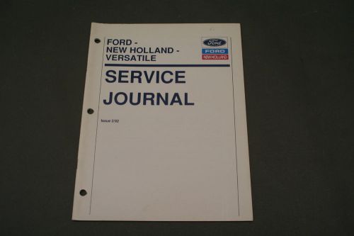 Ford-New Holland-Versatile Service Journal Issue 2/92