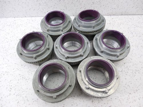 New Lot of 7 Appleton HUB-150D 1-1/2&#034; Conduit Hubs